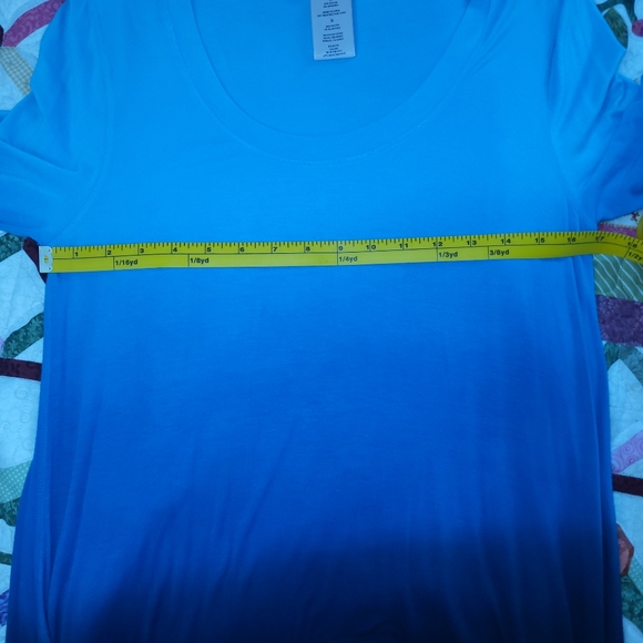 Stunning blue dip dye ombre Ladies tunic by Philosophy in Size Small. N.W.O T. - Picture 6 of 7